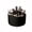 Black, variant on 360° Rotating Makeup Brush Organizer with Gold Feet, Partitioned Cosmetic Storage Holder, Desktop Vanity Organizer for Brushes, Skincare, & Pens - Pink