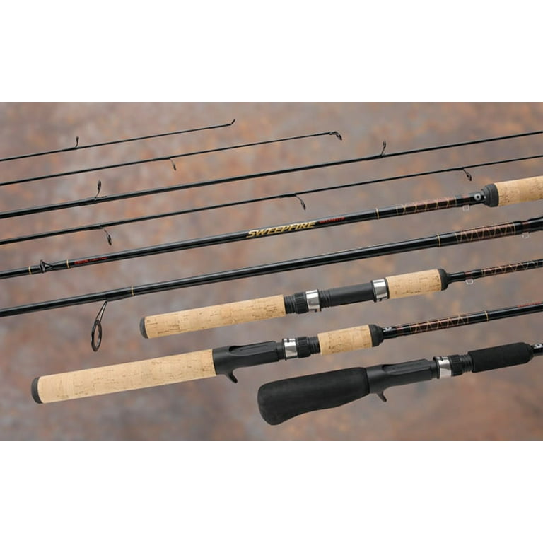 Daiwa Sweepfire 2-Piece Medium Fishing Rod, 6' 