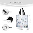 thumbnail image 4 of Kll Sea Animals Pattern Aesthetic Tote Bag For Women Beach Bag Shopping Bags Shoulder Bag Reusable Grocery Bags, 4 of 8
