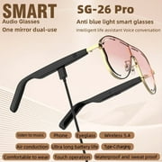 Smart glasses, Bluetooth communication, outdoor sports headphones, AI voice navigation, photochromic lenses, waterproof and UV-resistant smart sunglasses
