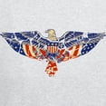 thumbnail image 3 of CafePress - Retro Eagle And USA Flag Zip Hoodie - Zip Hoodie, Classic Hooded Sweatshirt with Metal Zipper, 3 of 4