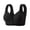 Black-Bras for Women, variant on Womens Front Closure Bras Plus Size No Underwire Wireless Bra Full Coverage Push Up Seamless Bralettes Comfort Breathable Everyday Bra