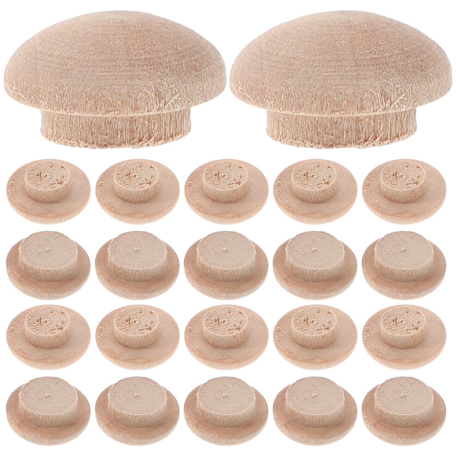 200pcs Wooden Furniture Hole Plugs Button Hole Plugs Furniture Hole Caps