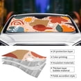 thumbnail image 5 of XMXT Car Sun Shade Windshield, Abstract Shape Plant Graffiti Sunshade for Car Windshield Sun Shades for Car SUV Truck, m, 5 of 9