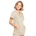 thumbnail image 5 of Cherokee Workwear Core Stretch Women's Scrubs Top Mock Wrap 4728, 5 of 6