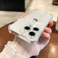 thumbnail image 4 of Luxury Soft Card Bag Phone Case For iPhone 15 14 13 12 11 Pro Max Mini X XS Max XR 7 8 Plus SE 2020 Transparent Bumper Cover, 4 of 5