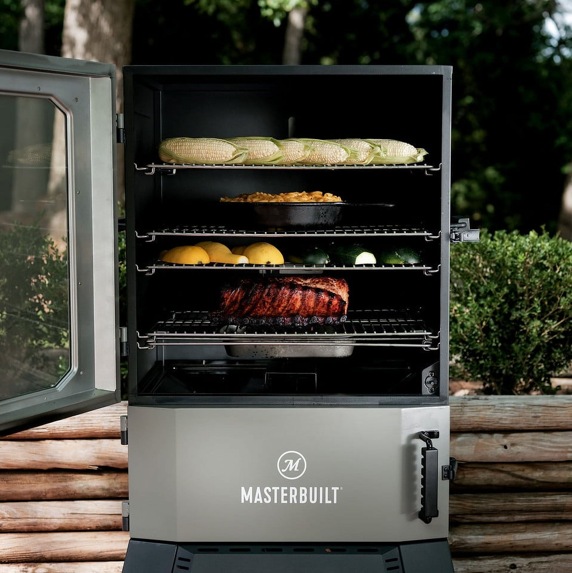  Masterbuilt MB20060321 40-inch Digital Charcoal Smoker, Gray :  Patio, Lawn & Garden