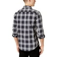 thumbnail image 2 of American Rag Mens Ramsay Patched Button Up Shirt, Black, Large, 2 of 2