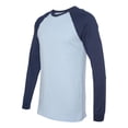 thumbnail image 2 of Bella + Canvas 3000C Men's Jersey Long-Sleeve Baseball T-Shirt, 2 of 2