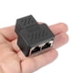 thumbnail image 4 of Conector Adaptador Divisor RJ45 De Contacto 1 A 2 Puertos Hembra Para Cables LAN Ethernet CAT 5/CAT 6/CAT 7 Divisor De Enchufe Hub PC Portátil Enrutador Enchufe Modular De, 4 of 6