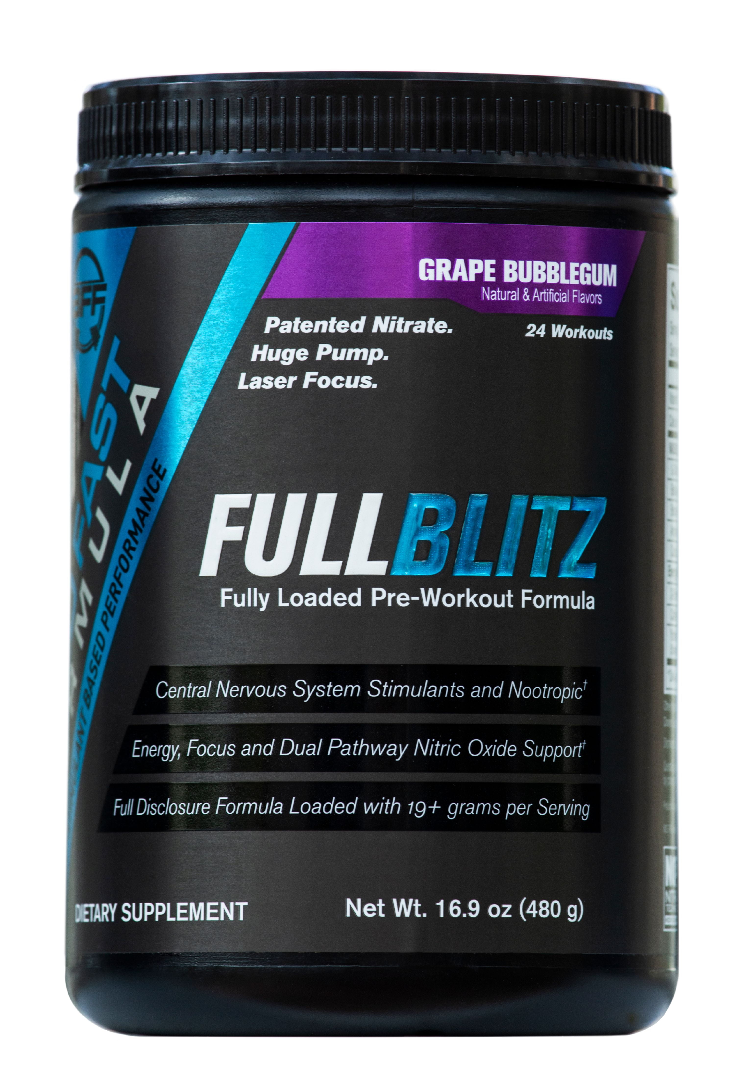 FULLBLITZ by Build Fast Formula Fully Loaded Pre Workout