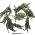 thumbnail image 3 of Suncoda Plastic Rattan, Christmas Rattan Green Soft Rubber Decorative Strip Indoor Green Plant Vibe Decoration Christmas Courtyard Party Decorative Strip, 3 of 8