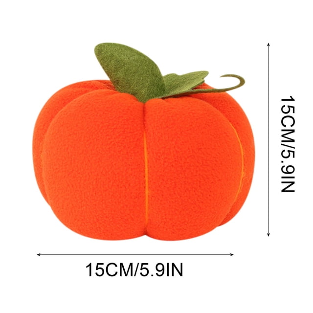 Xihbxyly Calabazas de Terciopelo, Tela Elástica Suave, Elegantes Colores Otoñales, Ideales para Fiestas de Halloween, Cenas de Acción de Gracias y Decoración Del Hogar. Varios Tamaños. Juego de 3 (Mo