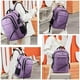 thumbnail image 3 of Mochila FENGDONG para portátil grande de 17,3 pulgadas, impermeable, color morado claro, 3 of 5