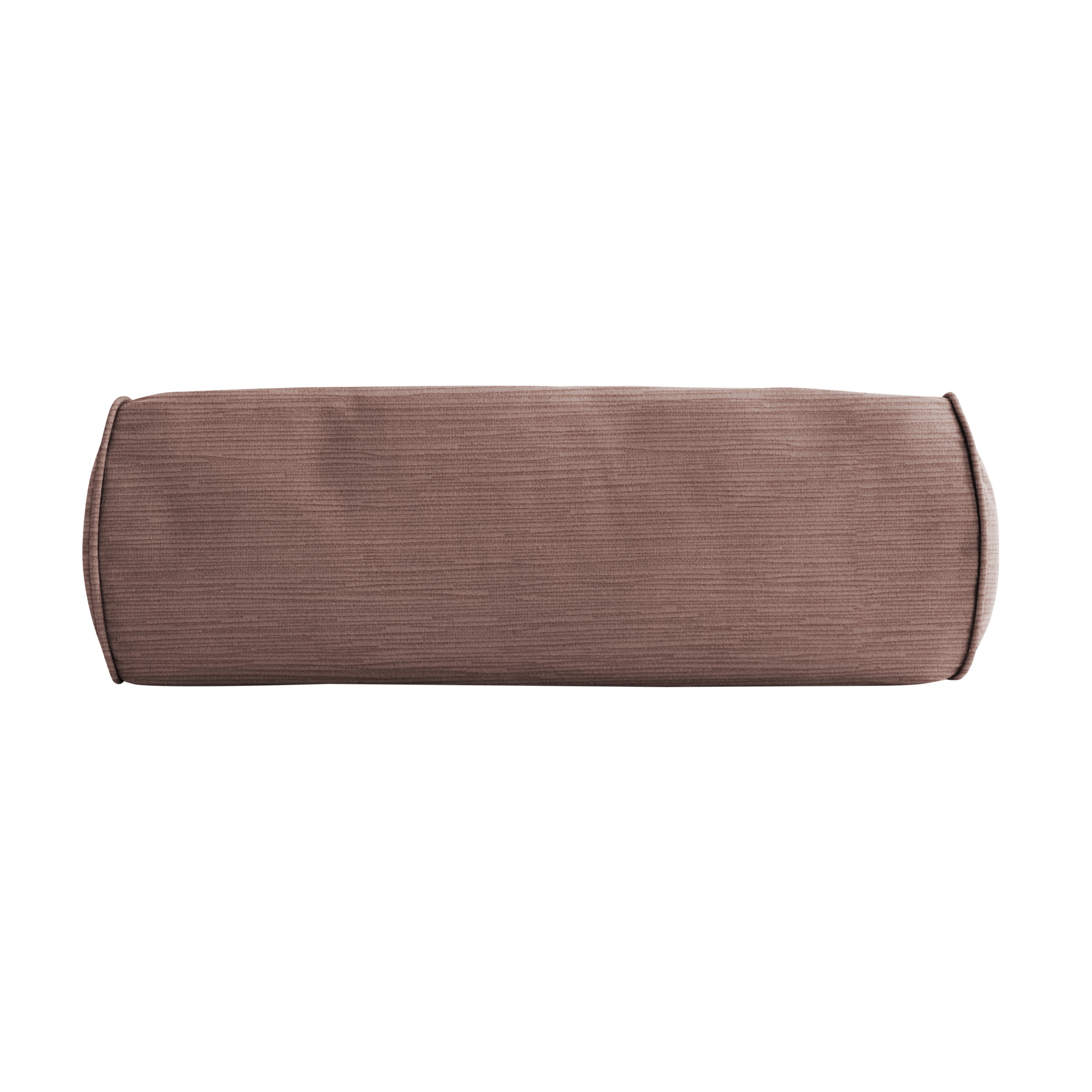 Sorra Home Velvet Rose Bolster Pillow 24 in x 8 in x 8 in