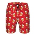thumbnail image 3 of Balery Christmas Hat beer Traje de Baño Estilo Hawaiano para Hombre, Shorts de Secado Rápido con Bolsillos-XX-Large, 3 of 6