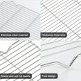 thumbnail image 3 of relayinert Barbecue Net Cooling Rack Baking Tool Fine Workmanship Compact Size Long-lasting Safety Professional Home Supplies, 3 of 5