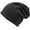 Black, variant on Winter Knitted Beanie Hats for Men Stretchy Soft Thin Cap Casual Skullies Beanies hat Warm Autumn Hat Boy