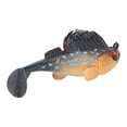 thumbnail image 2 of Señuelo de pesca suave con cola de paleta para correr profundo, cebo falso suave con fondo anticolgante de 75mm/13g (punto azul negro), 2 of 10