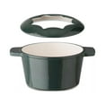 thumbnail image 3 of Our Table 13 Piece Enameled Cast Iron Fondue Pot Set in Sycamore, 3 of 7