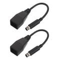 thumbnail image 1 of PTOOTP 2Ud Cable Adaptador De Alimentación Negro Para Consola Con Conexión Estable Y Compatibilidad Universal, 1 of 8