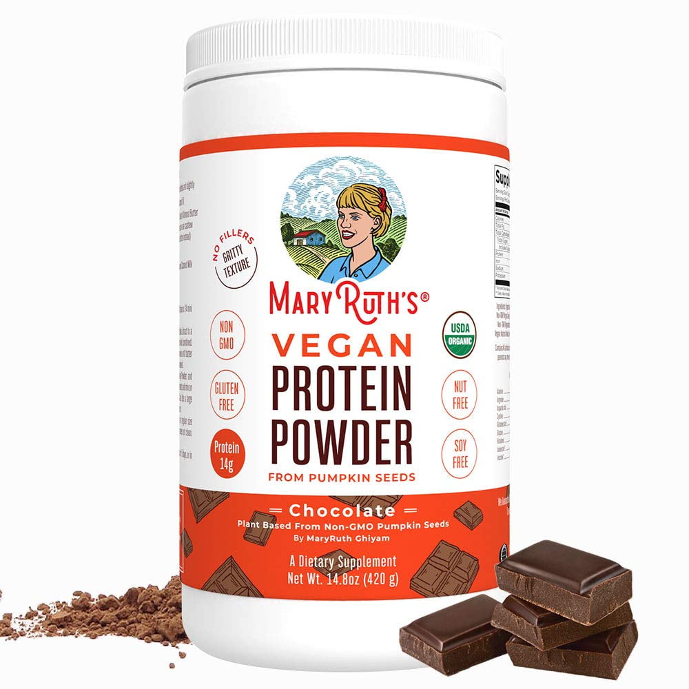 MaryRuth Organics Protein Powder Vitamins + Amino Acids Chocolate