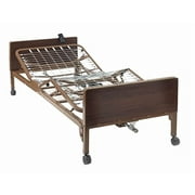Medacure Semi Electric Hospital Bed with Premium Foam Mattress and Full Rails - Fully Adjustable - 80" x 36"