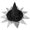 Black-A, variant on Witch Hats for Women, Adult Witch Vampire Halloween Accessories Lace Hats for Themed Dress-Up