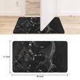 thumbnail image 3 of 17x30 Quick-Dry Bath Mat from Color&Geometry - Non-Shedding Absorbent Black Rug Door Mat for Your Bathroom or Shower, 3 of 6