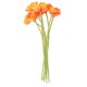 thumbnail image 2 of 8pcs Flor de Amapolas de Simulación Ramo Artificial Adornos de Compromiso de Cumpleaños 7 naranja BLESIY Flores artificiales, 2 of 8