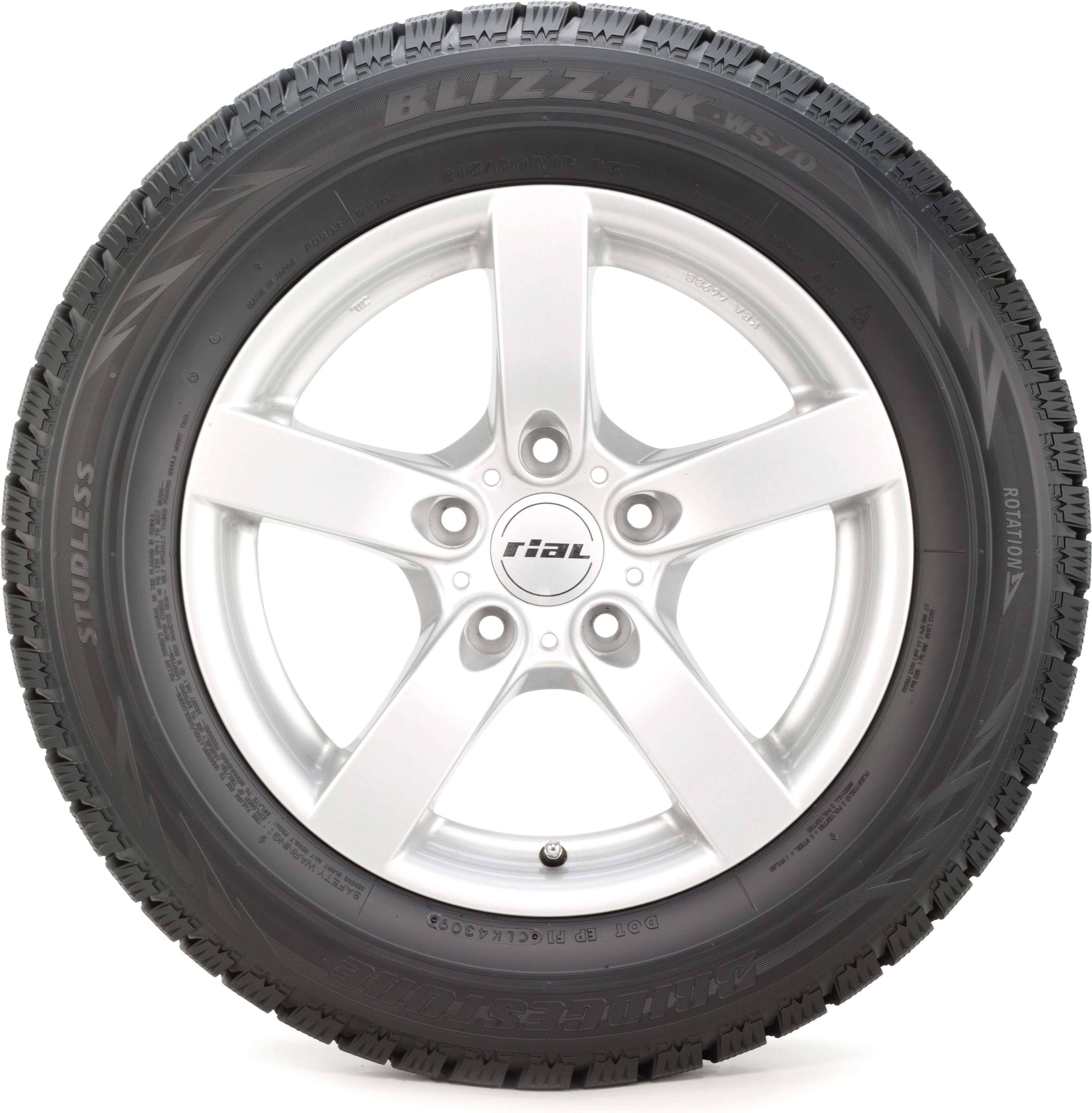 Bridgestone Blizzak WS90 Winter 195/65R15 91H Passenger Tire