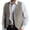 Khaki-XL, variant on 3. Men's Lightweight Western Vest Suedes Fitted Waistcoat with Pockets for Daily Wear & Special