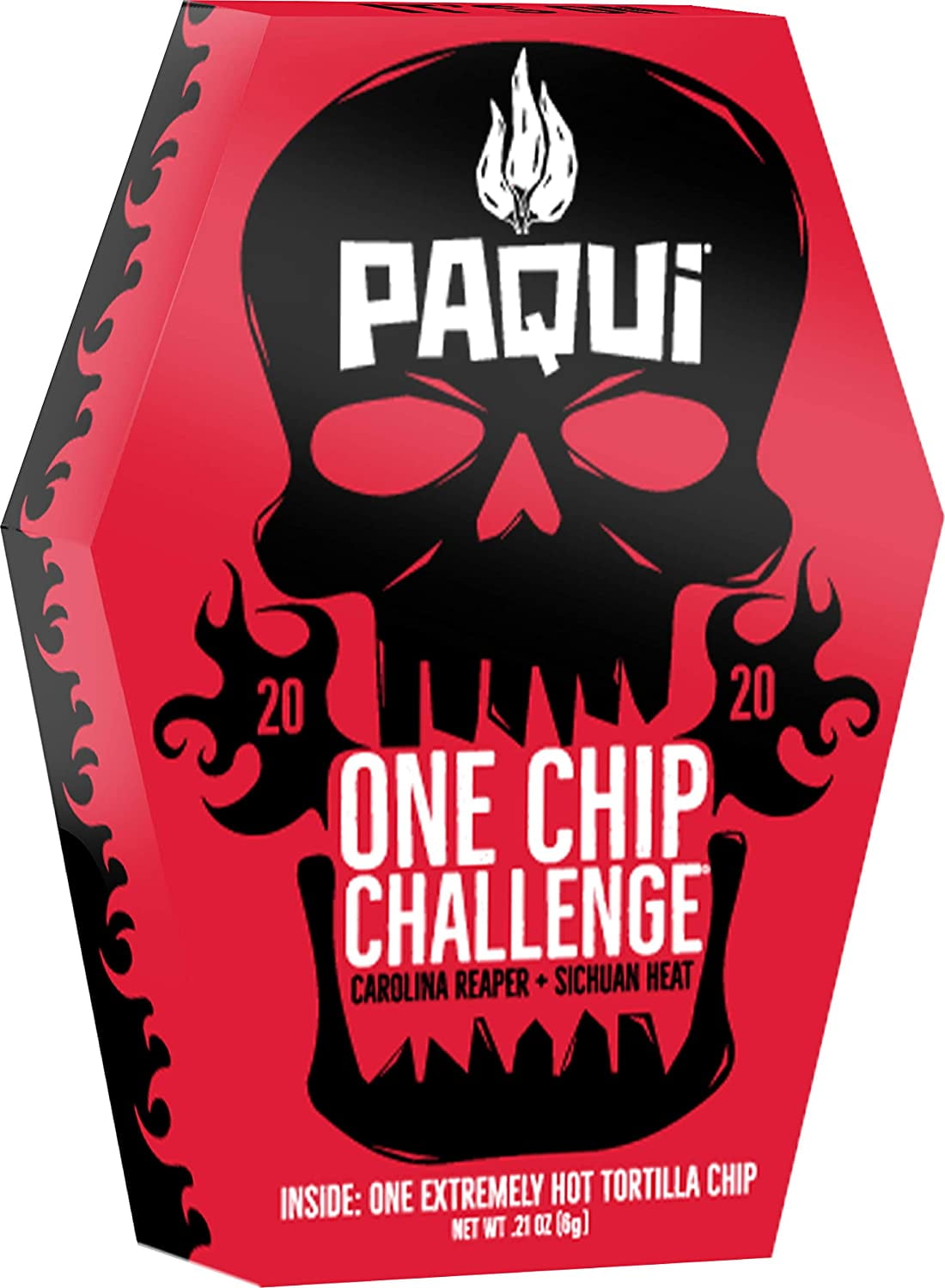 televizyon istasyonu balık Tipik  Paqui One Chip Halloween Challenge for Year 2020, 0.21oz Box - Walmart.com