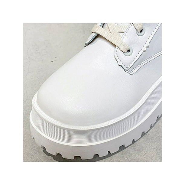 Ukap femmes punk goth plate forme chaussures compens es genou