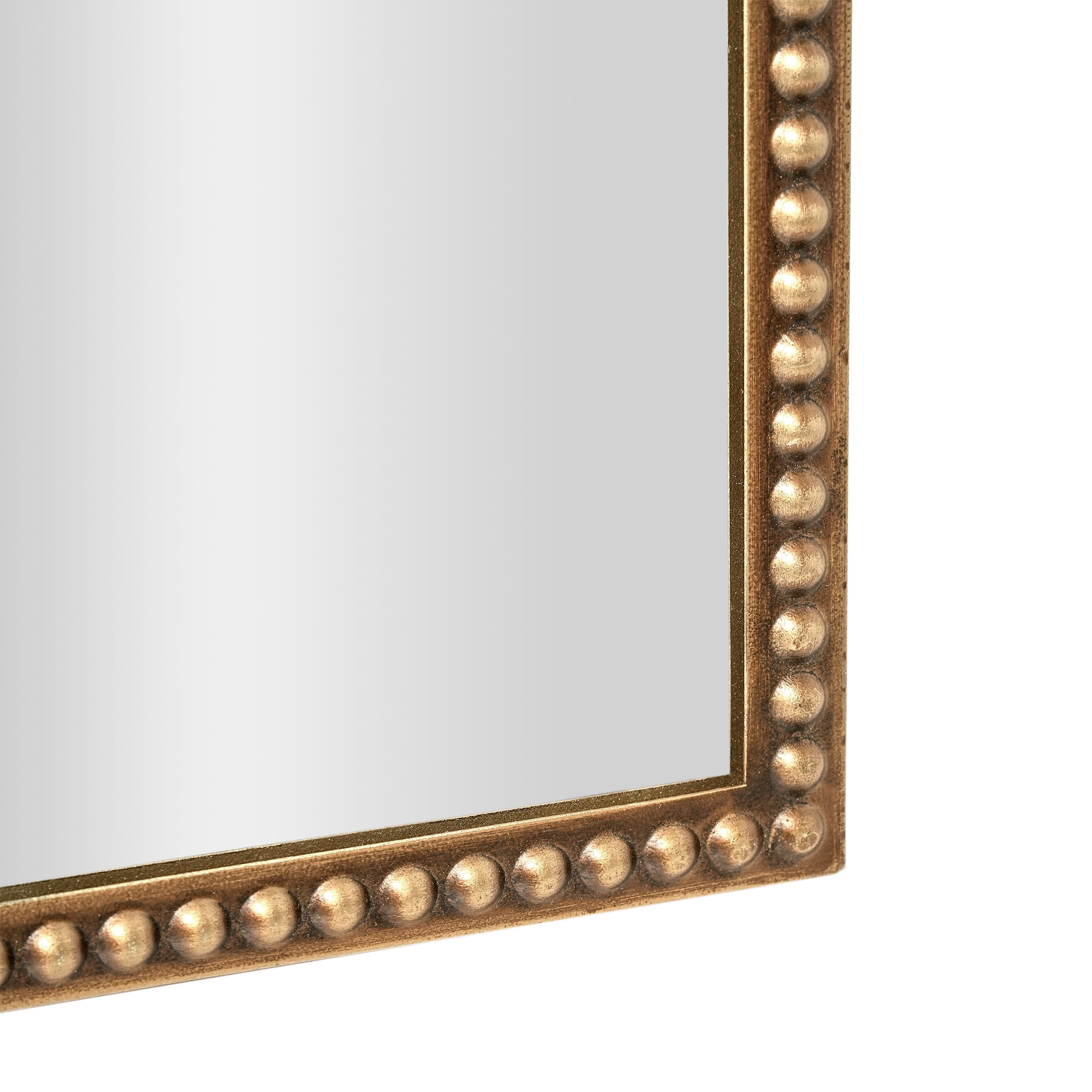 9.75" x 12" Gold Filigree Arch Tabletop Mirror with Adjustable Stand