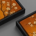 thumbnail image 5 of Large Framed Canvas Print Japanese Style Floral Botanical Wall Art Japandi Decorative for Living room Bedroom - 60"x20" Black Frame, 5 of 6