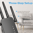 thumbnail image 5 of GJX 2026 New Wifi Extender Signal Booster Powerful Internet Extender Wifi Booster Reliable Wifi Routers for Home for Streaming Gaming Office Smart Devices, 5 of 7