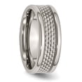 thumbnail image 5 of Primal Steel Titanium with Grey Carbon Fiber 8mm Band, 5 of 10