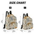 thumbnail image 2 of FORMRS Mini Backpack Purse for Women Travel Daypack Casual Shoulder Bag, Animals in A Forest Pattern, 2 of 7