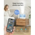 thumbnail image 5 of Dreo Smart Humidifier for Room, 4L Top Fill Cool Mist Humidifier,Touch/APP/Voice Control,40H Runtime, Essential Oil Diffuser with Nightlight,Air Humidifiers for Home, Baby Bedroom, Blue, 5 of 8
