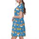 thumbnail image 2 of Balery Corgi Dog Face Vestidos sueltos de manga corta para mujer, vestidos de verano 2025, vestidos casuales de corte A con vuelo., 2 of 6