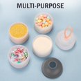thumbnail image 4 of 2 Pack Baby Formula Dispenser On The Go, Stackable Formula Dispenser Formula Container to Go, Non-Spill Portable Milk Powder Kids Snack Storage Container, BPA Free, 4 of 8