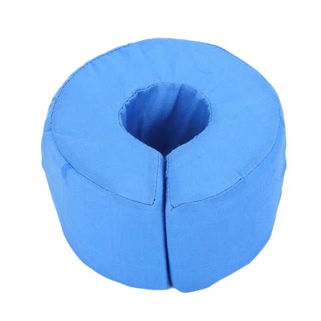 Wrist Protector, Zipper Design Breathable Prevent Bedsores Cushion High Density Sponge Reduce Bedsore For Elderly Blue