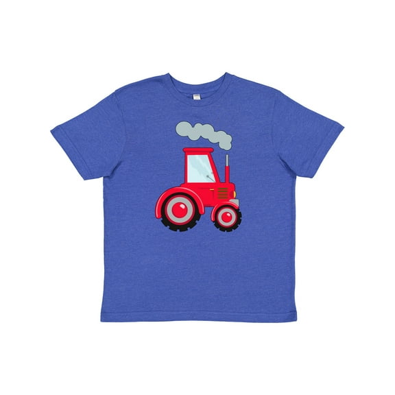 Inktastic Fun Red Tractor Youth T-Shirt