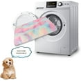 thumbnail image 5 of Exclusivo Mezcla Soft Plush Dog Bed Crate Mat for Small Dogs (26*20*4 in), Faux Fur Fluffy Dog Pet Cat Kennel Pad with Anti-Slip Bottom, Machine Washable, Rainbow, 5 of 6