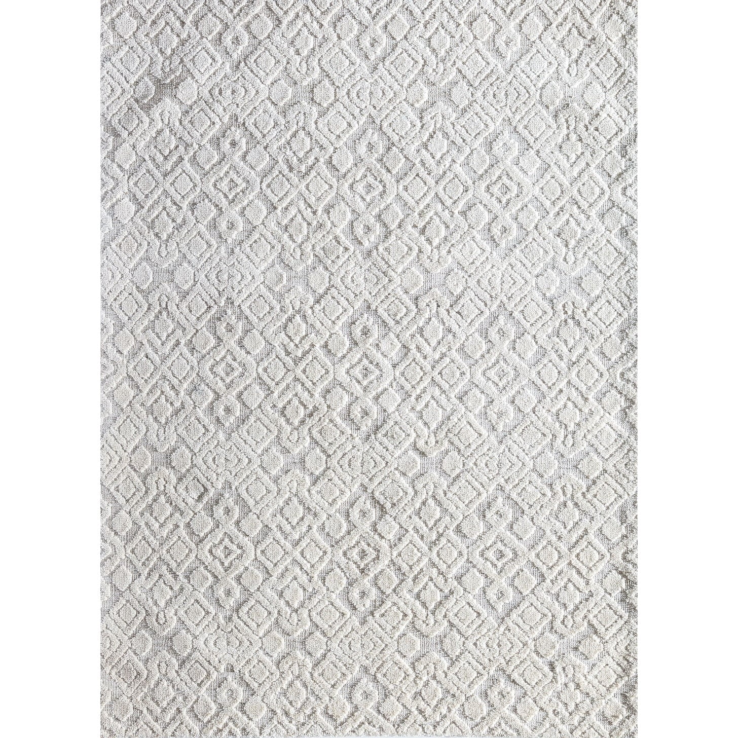 Rugs America GA50A Alabaster Wood Diamond Vintage Cream Area Rug, 2'0"x3'0" Ideal for Living Room, Bedroom, Dining Room and More