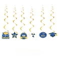 thumbnail image 4 of HaCpiu 2026 Graduation Party Supplies Set, Blue Gold Congrats Grad Disposable Dinnerware Graduation Decorations, Fit for Grad Party Decorations, Grad Ceremony & Celebration, 4 of 11