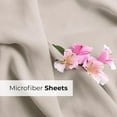 thumbnail image 6 of CGK Linens 6-Piece Extra Deep Pocket Sheet Set With Extra Matching Pillowcases - Queen Size Bed Sheets Fits 18"-24" Mattresses, Wheat, 6 of 7