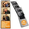 thumbnail image 1 of Photo Booth Nook | 2x6 Magnetic Photo Booth Picture Frame (25 Count) | Crystal Clear Acrylic, Strong Magnet with Silver Inserts, 1 of 4