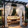 thumbnail image 5 of Beaded Fringe String Curtain Sparkling Hanging Window Divider Drape for Patio Gazebo Backdrop Indoor Outdoor Wall Decor, 5 of 7